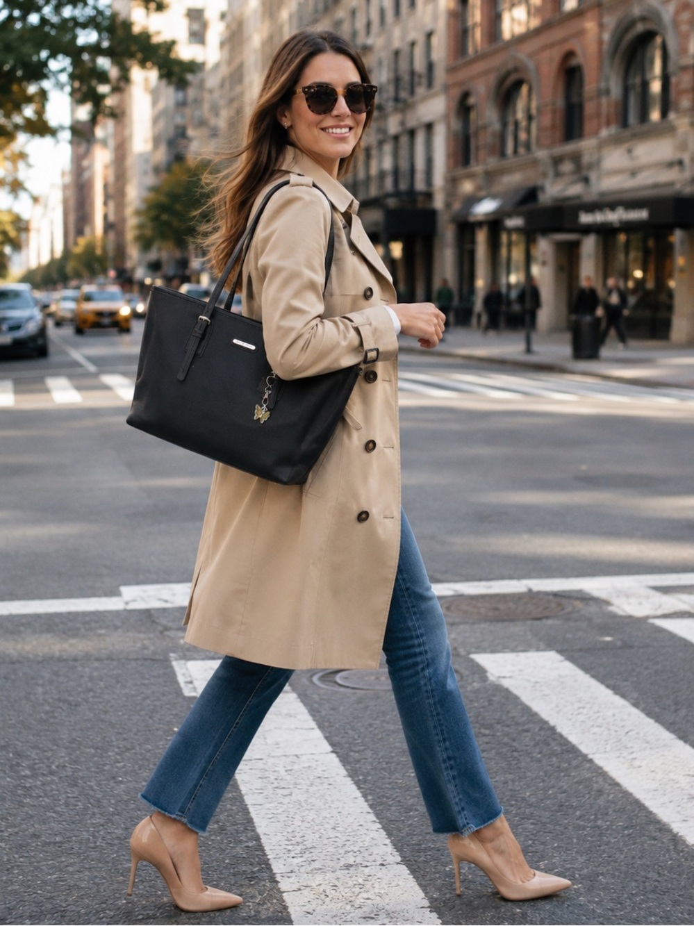 Dana Buchman Black Satchel